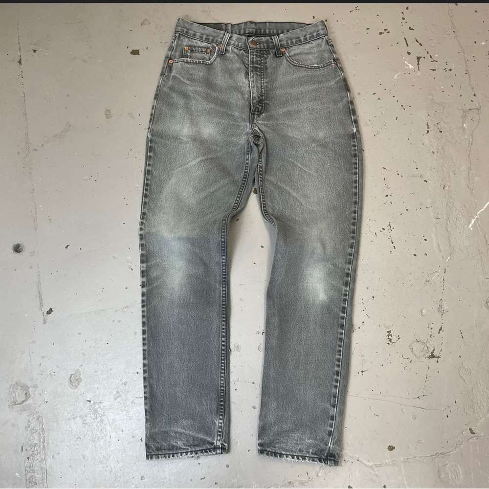 vintage black/ grey washed out jeans
